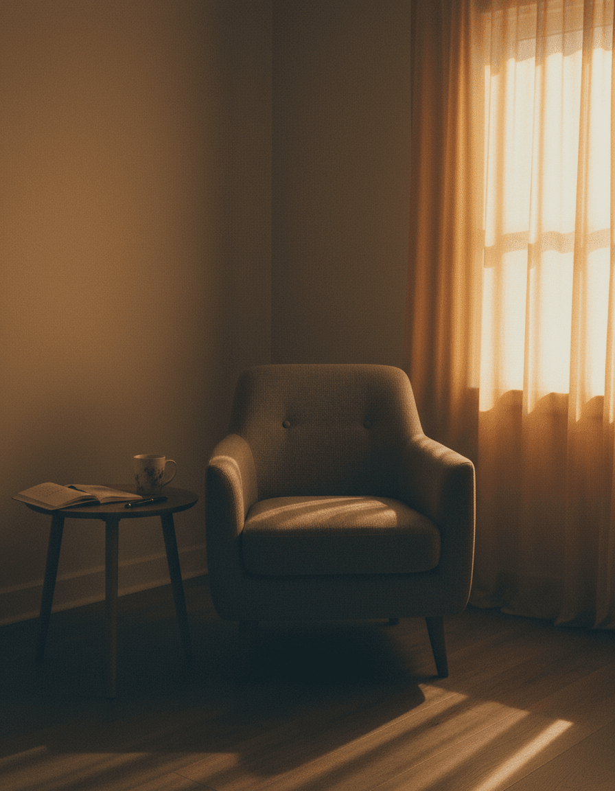 A quiet therapy room at IASO Wellbeing Centre